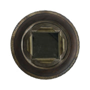Specchio metallo pneumatico nero cm ø41x10