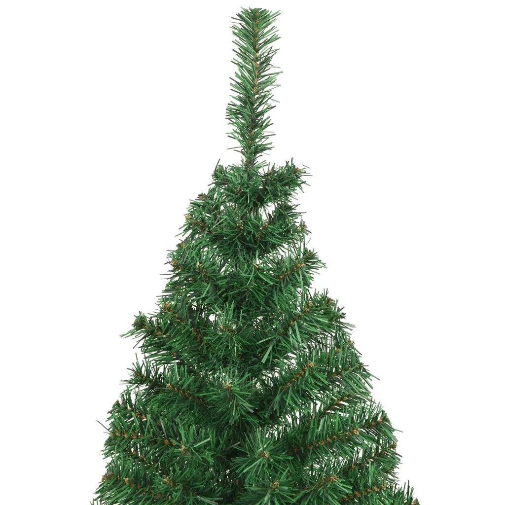 Albero di Natale Artificiale con Rami Spessi Verde 240 cm PVC 321037