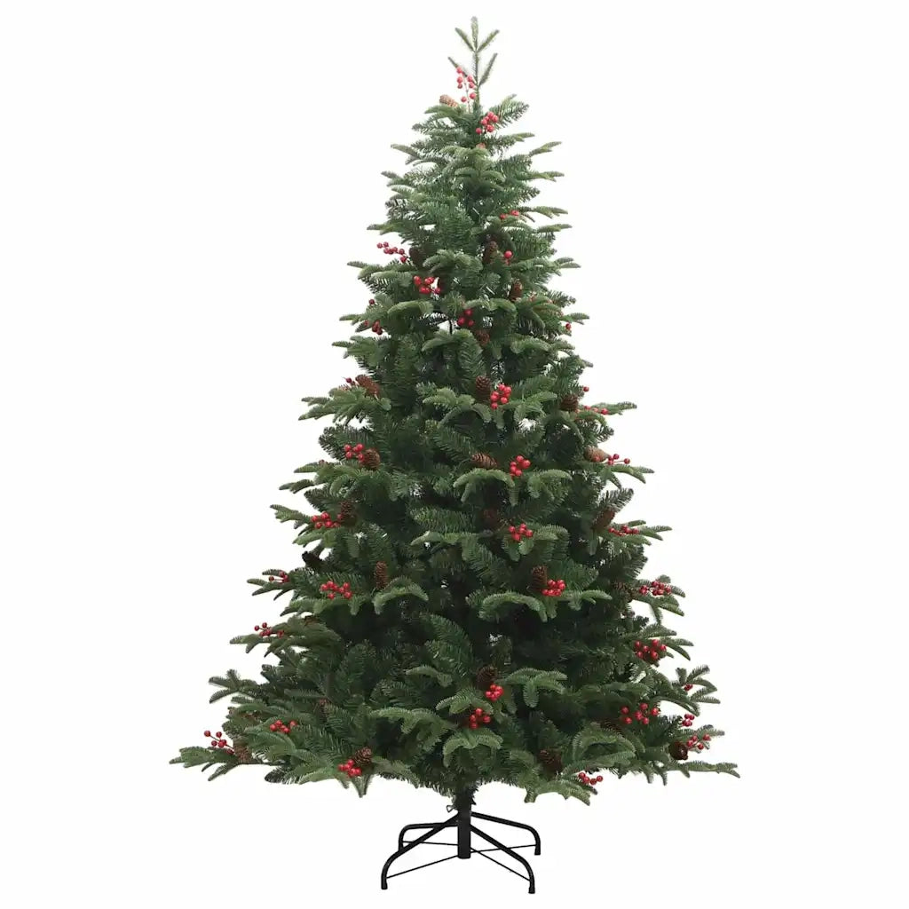 Albero di Natale artificiale con 300 LED Verde 210 cm 3395564