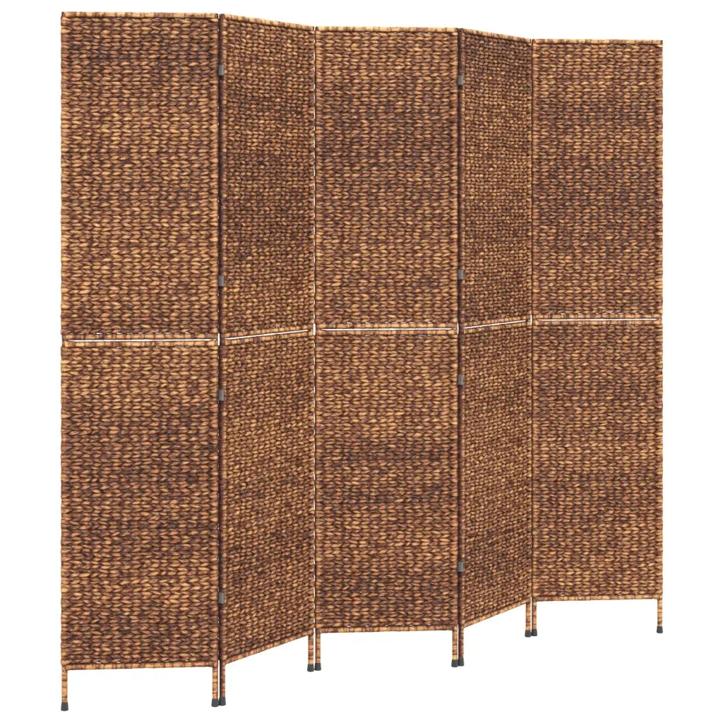 Divisorio Ambienti | Divider per stanze | Paravento 5Pannelli Marrone 205x180cm Giacinto d'Acqua