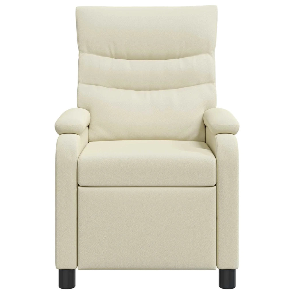 Divano Sedia-Poltrona Massaggiante Crema Similpelle 968271