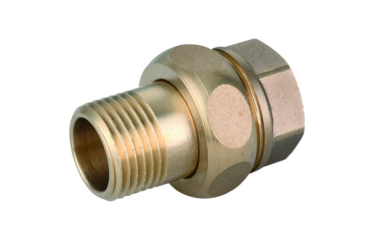 RACCORDO DIRITTO MF 3 PEZZI OTTONE GIALLO IBP- 3/4- IBP- pezzi 1