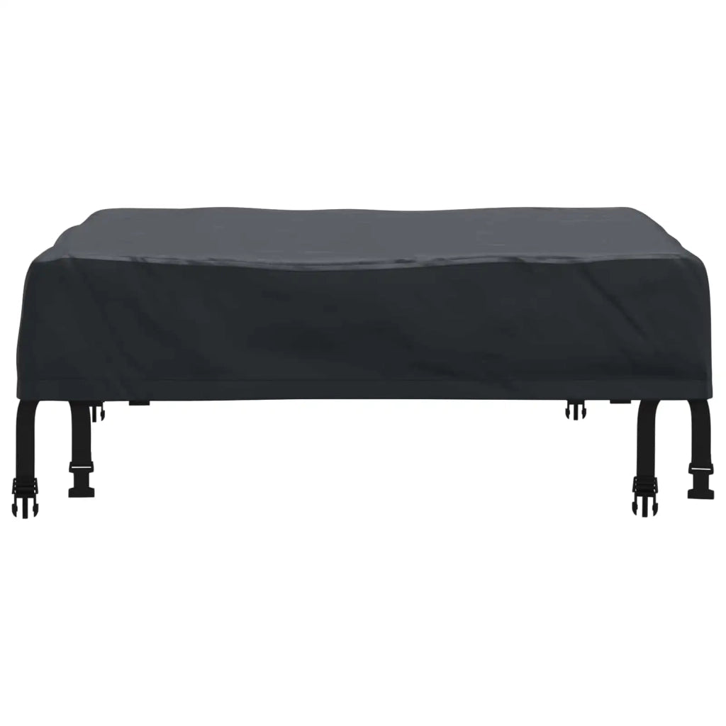Copertura Tavolo Tinta unita Nero 62 x 62 x 15 cm Tessuto 4106072