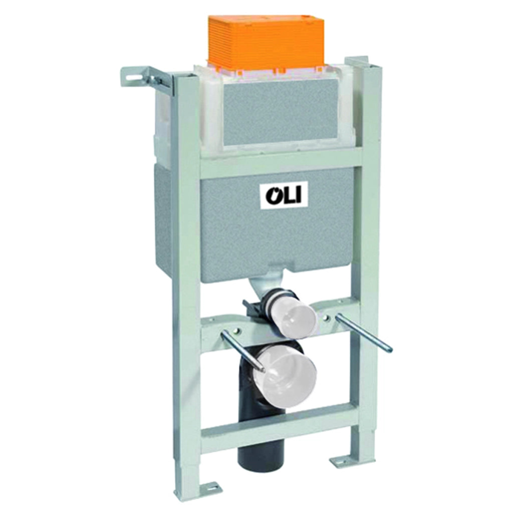 CASSETTA INCASSO CON STAFFA EXPERT PLUS PNEU SANITARBLOCK PER SOSPESO- 6/3 Lt - Regolabili 4/2 o 7/3- OLIVE- pezzi 1