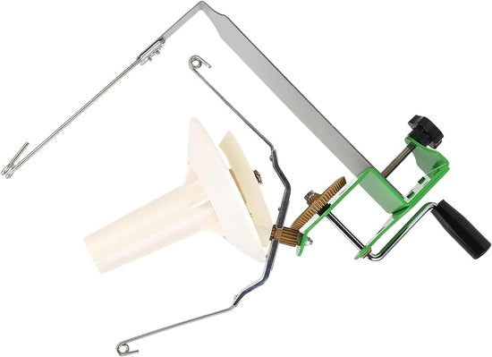 Balwinder a Mano con 8 Fili 400g - Capacità Elevata - Manuale - Adatto per Tricotare Sciarpe e Maglioni - Incluso Supporto per Giro di Maglia - Set