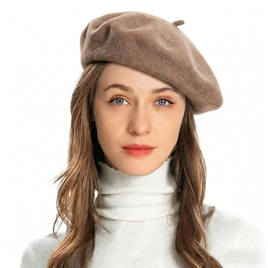 Cappello Classico Design - 90% Lana - Soffice/Comodo - Respirante/Tepido - Unico Modello - Cappuccio