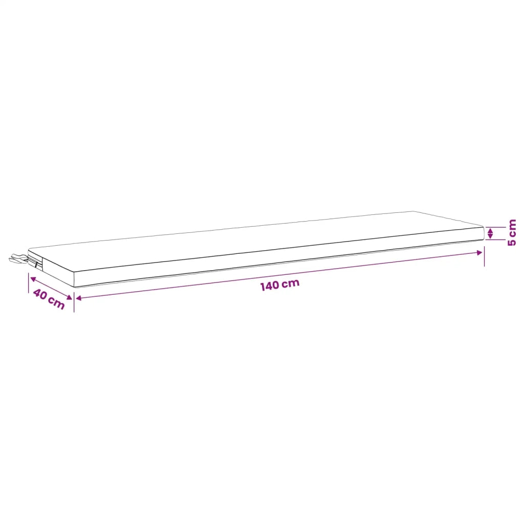 Cuscini per Panchina a 2 Pezzi SOEST 2 pz 100% Poliestere 948927