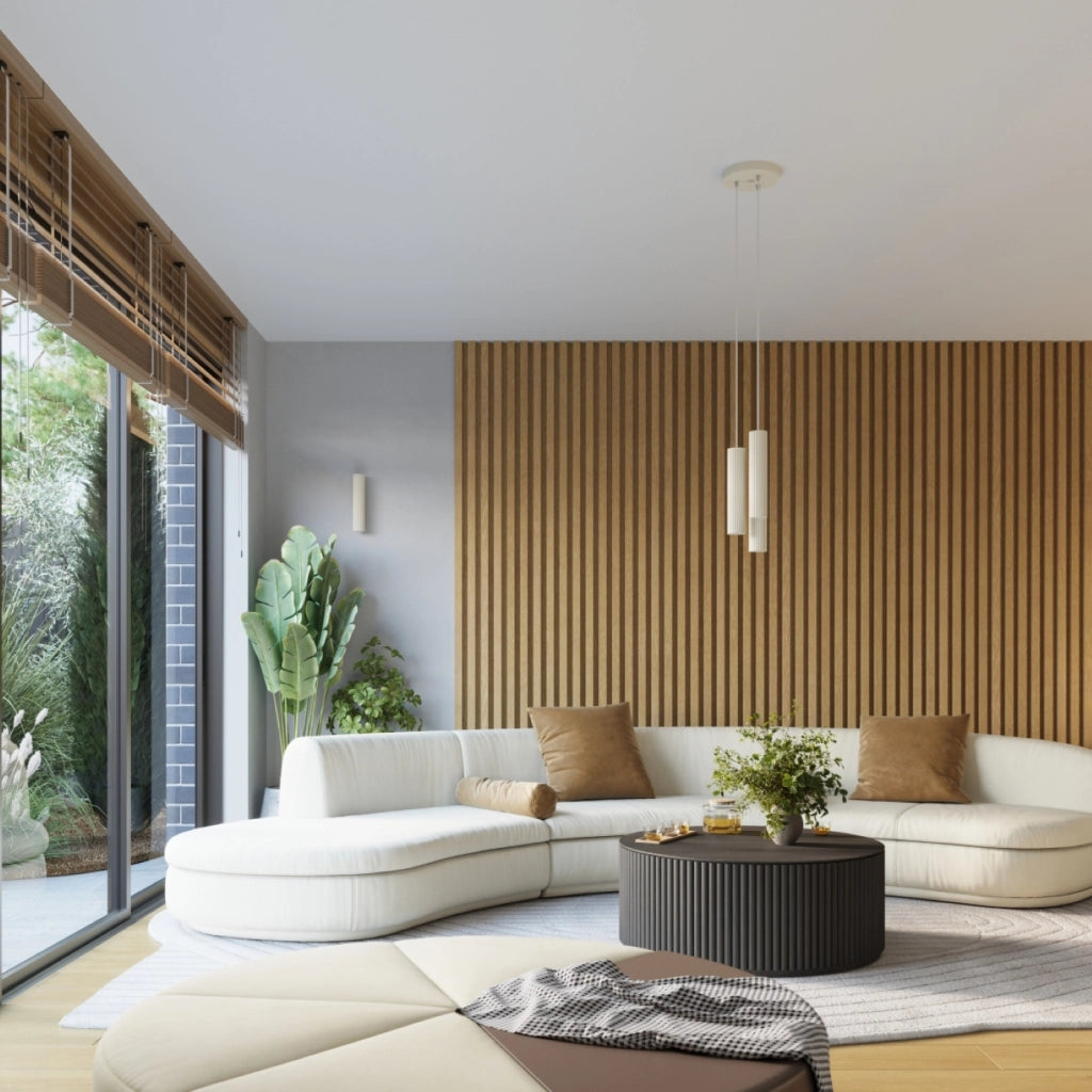 Lampada da parete KARBON 30 beige