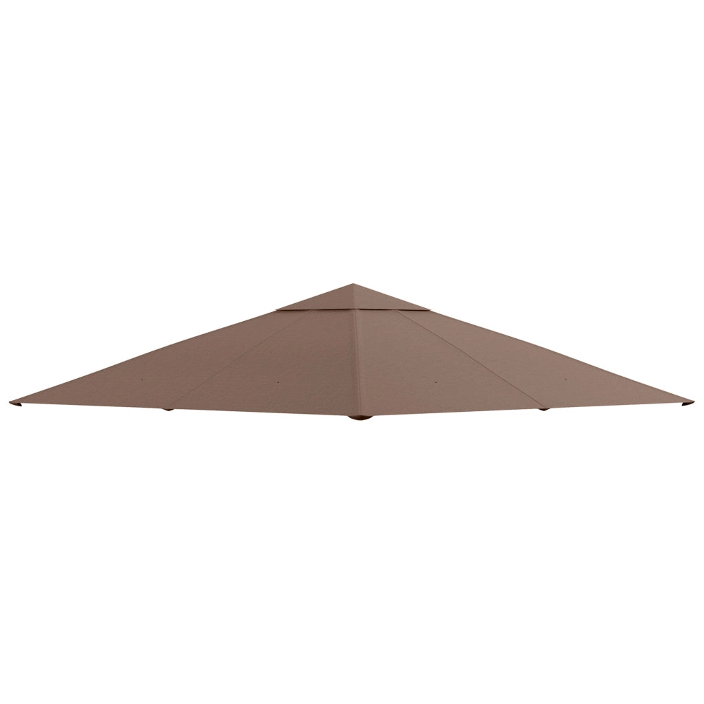 Telo di ricambio per gazebo in poliestere 180 g/m² color caffè con 8 fori per gazebo 295–300 × 295–300 cm