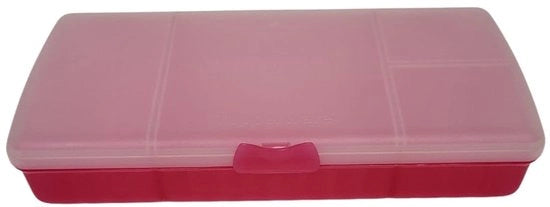 Lunchbox XL per buffet con 4 compartimenti separati colore rosa