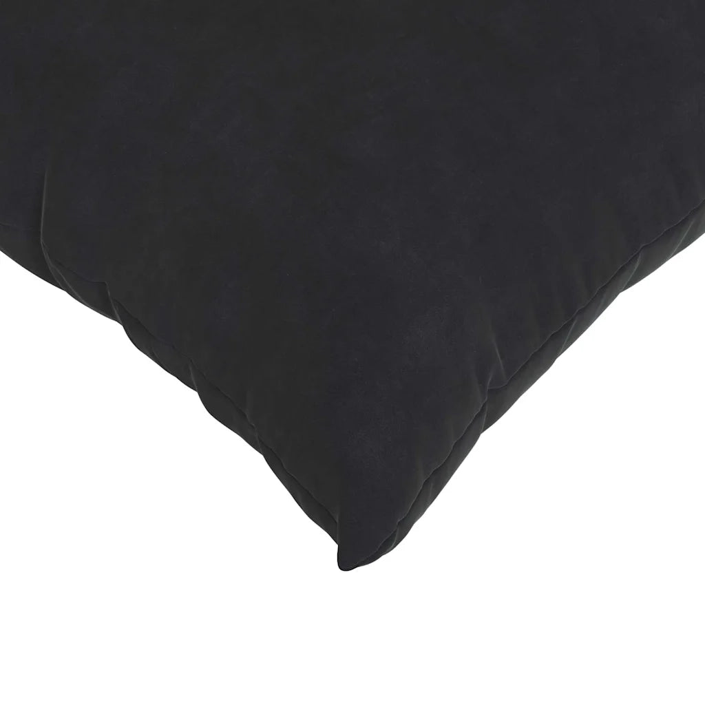 Cuscini da Divano 2 pcs Nero 70 x 50 cm Tessuto in Cords 42013762