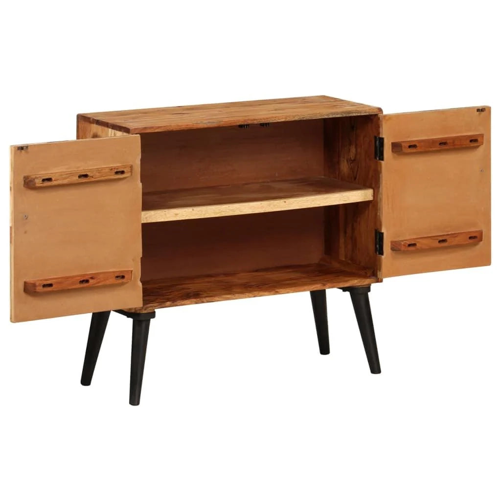Buffet credenza mobiletto consolle mobile contenitore legno massello di mango 85 cm 4402217