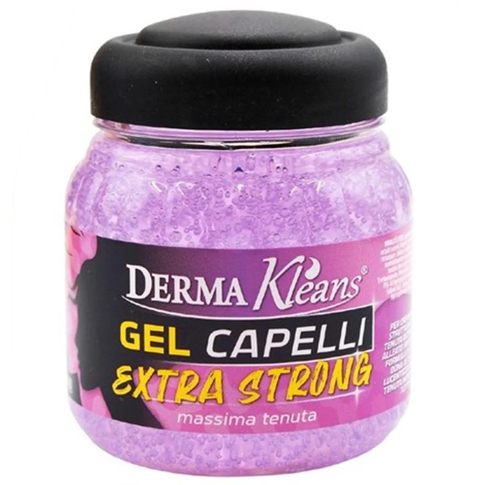 Trade Shop - Set 2pz Vasetto Gel Per Capelli Extra Strong Viola Styling Massima Tenuta 150ml 487202 -