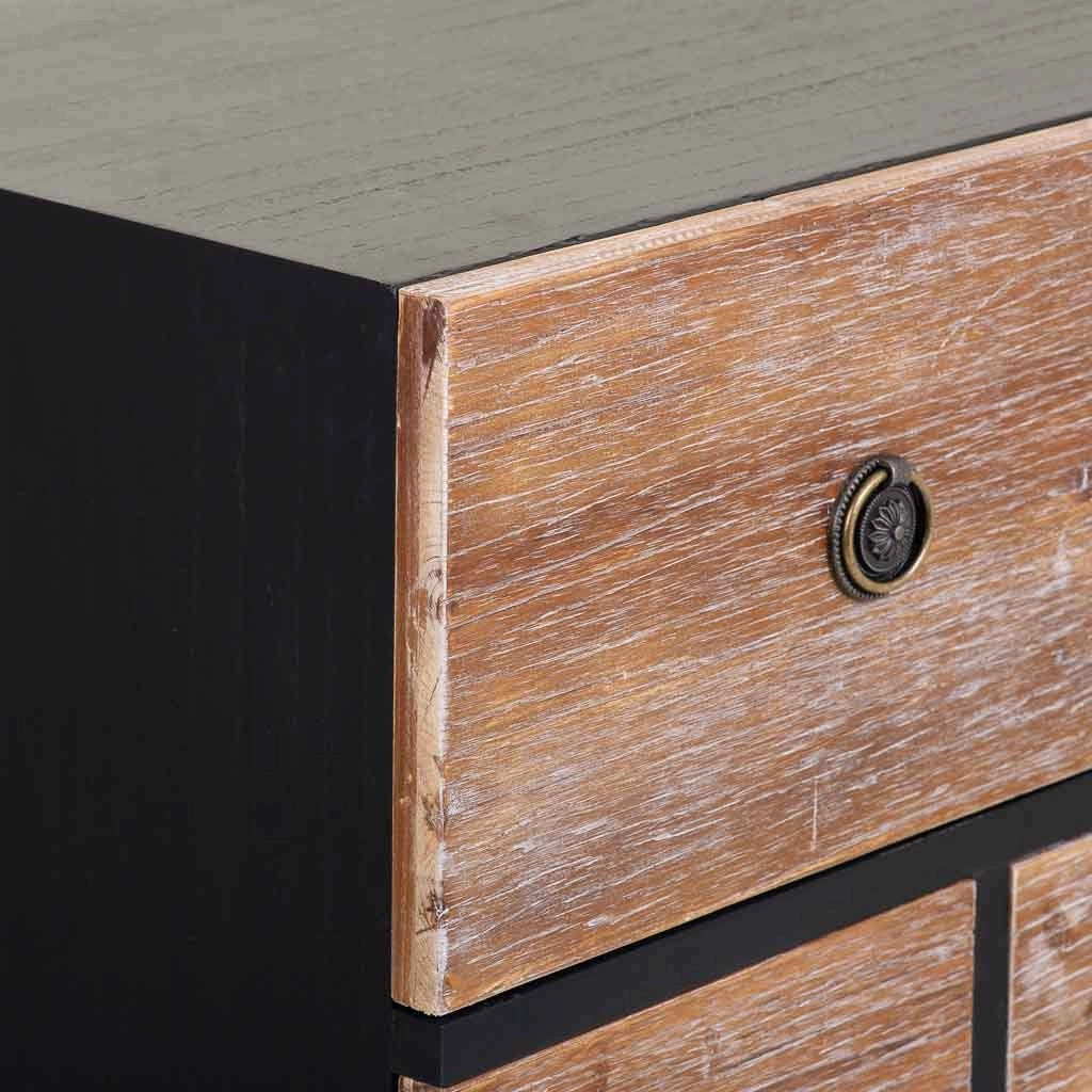 Comò in legno con 8 cassetti 76x40x90