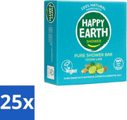 Barra per doccia a base di Cedro Lime 100% naturale - 90 g - Confezione in bulk - 25 pezzi