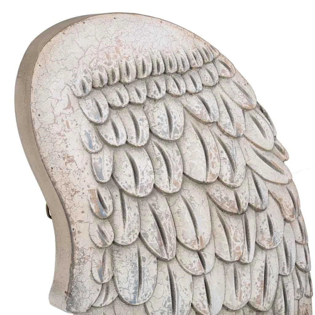 Evejec ali d'angelo bianche set 2 pezzi 32x4x103h