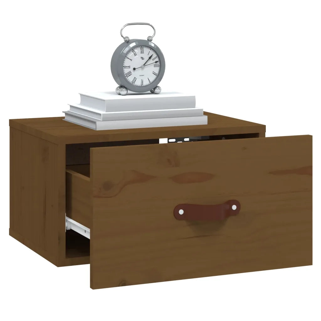 Comodino a Muro ambra 40x29,5x22 cm 820992