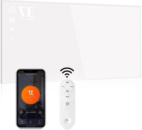 Riduttori di riscaldamento elettrici a risparmio energetico - Infrarossi a parete 450W con WIFI e telecomando