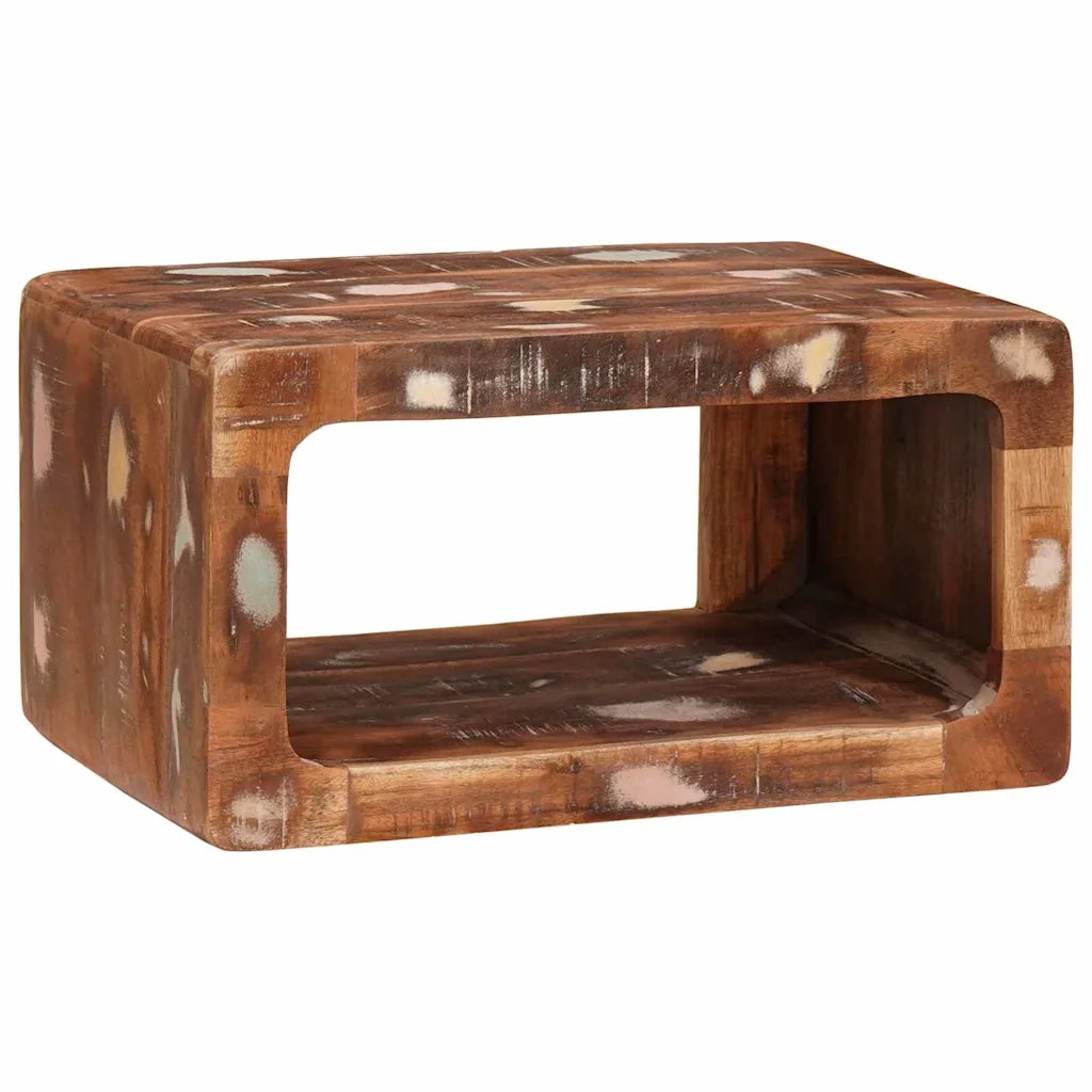 Comodino 2 pcs Marrone Legno Recuperato Massello 4104580