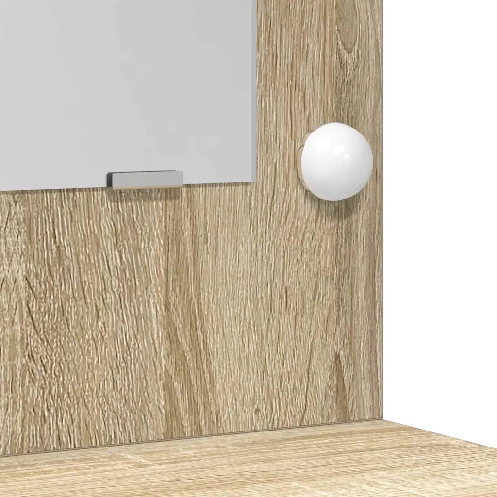 Tavolo da Trucco con cassetto 2 pcs Marrone 50 x 41 x 135 cm 3334238