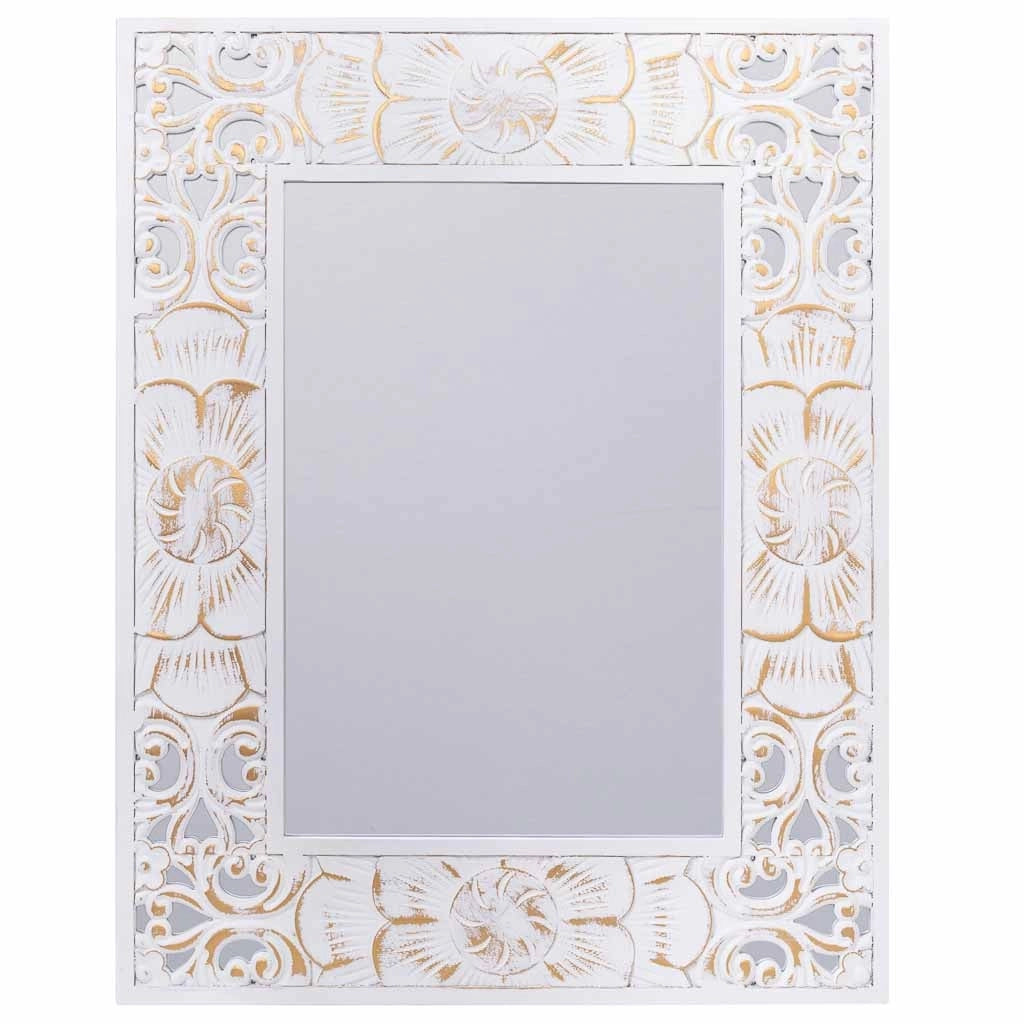 Specchio rettangolare in legno