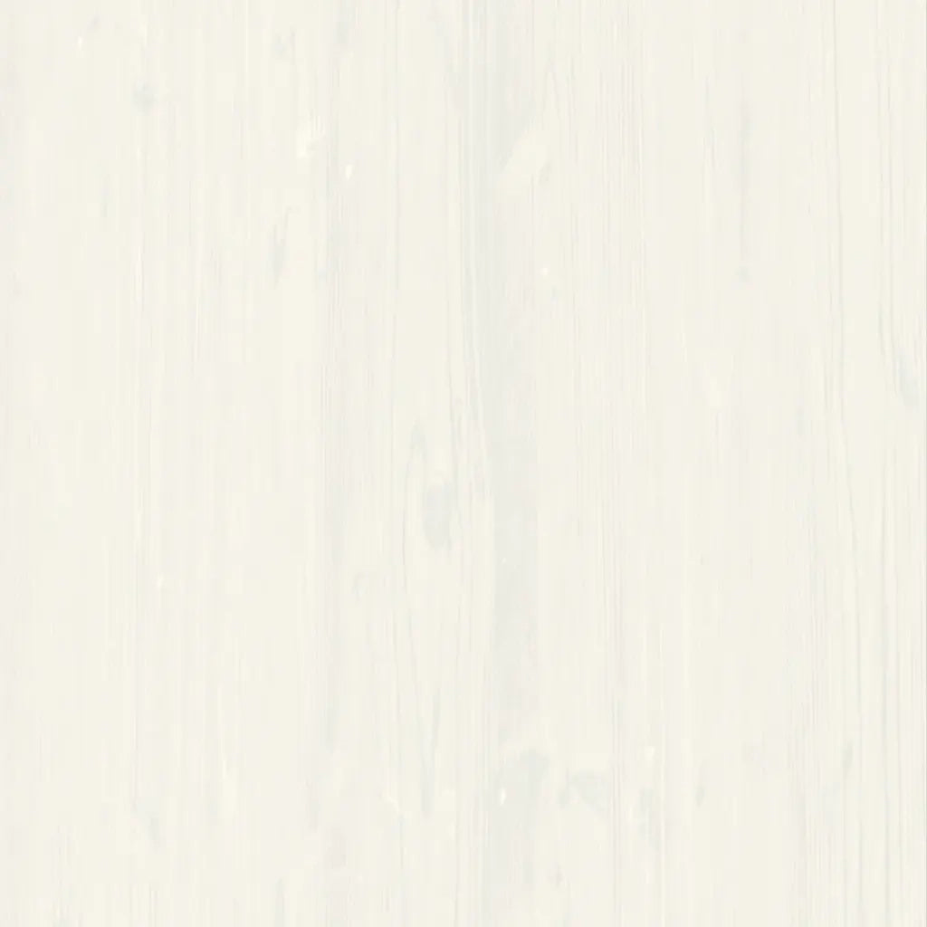 Piano Comò VIGO Bianco 78x30x100 cm in Legno Massello di Pino 353206