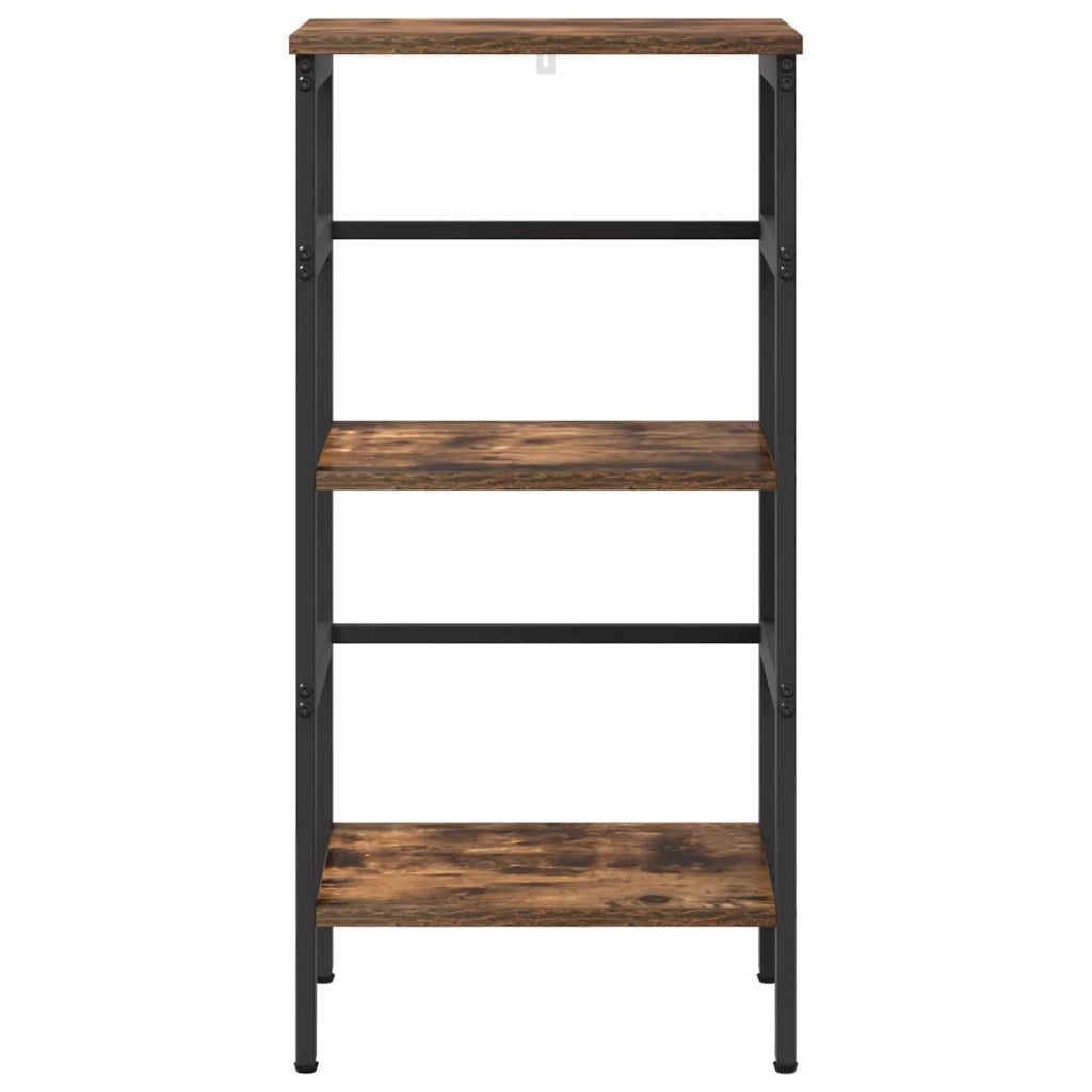 Libreria-Scaffale per Libri-Mobile di Stoccaggio Rovere fum¨¦ 40 x 29,5 x 81 cm Legno multistrato