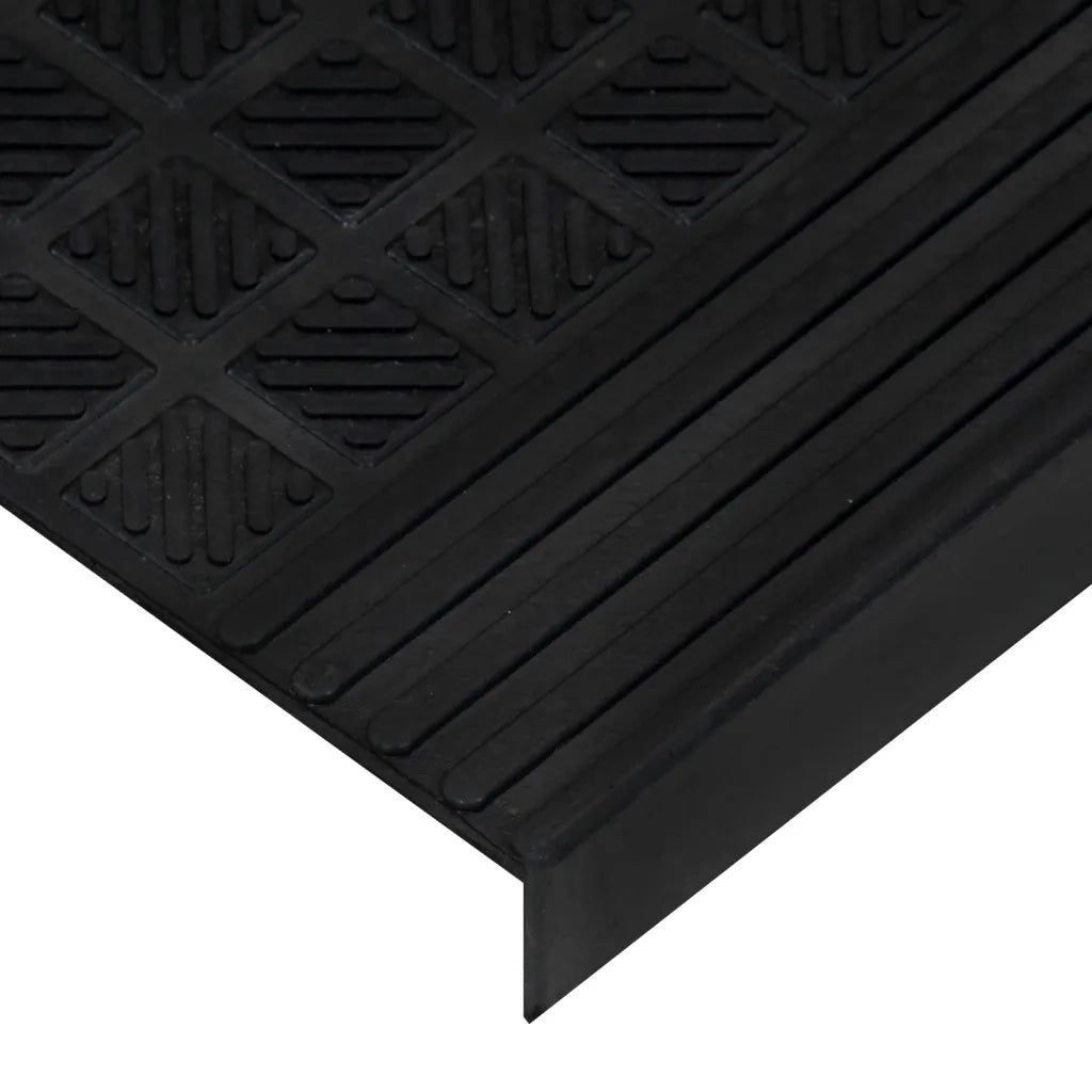 Tappetino per Scale 10 pz | Gradini per Scale 25x75 cm in Gomma
