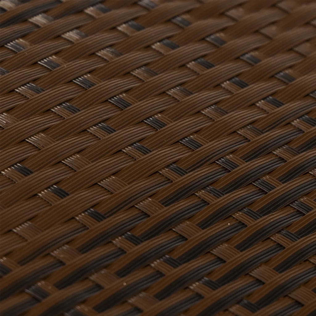 Schermo da balcone | Paravento da Balcone Marrone e Nero 600x80 cm in Polyrattan