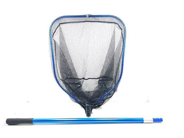 Pond Fishnet Fold 60x70cm con manico telescopico da 105 a 175cm in Alluminio - retino di cattura richiudibile
