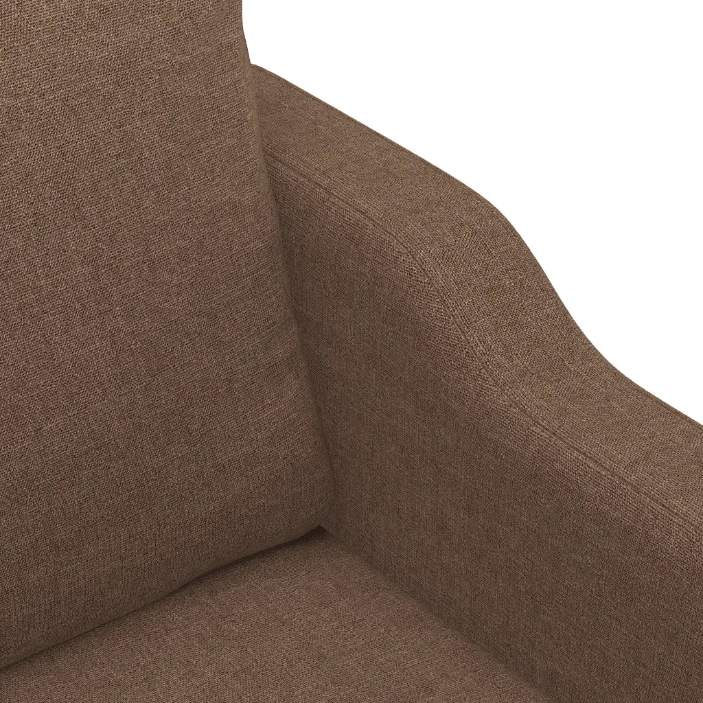 Poltrona Marrone 60 cm in Tessuto 359346
