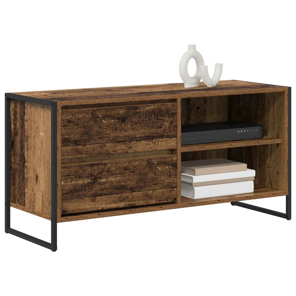 Mobile TV-Credenza per TV-Console TV Legno vecchio 100 x 36 x 49,5 cm Legno multistrato 458857