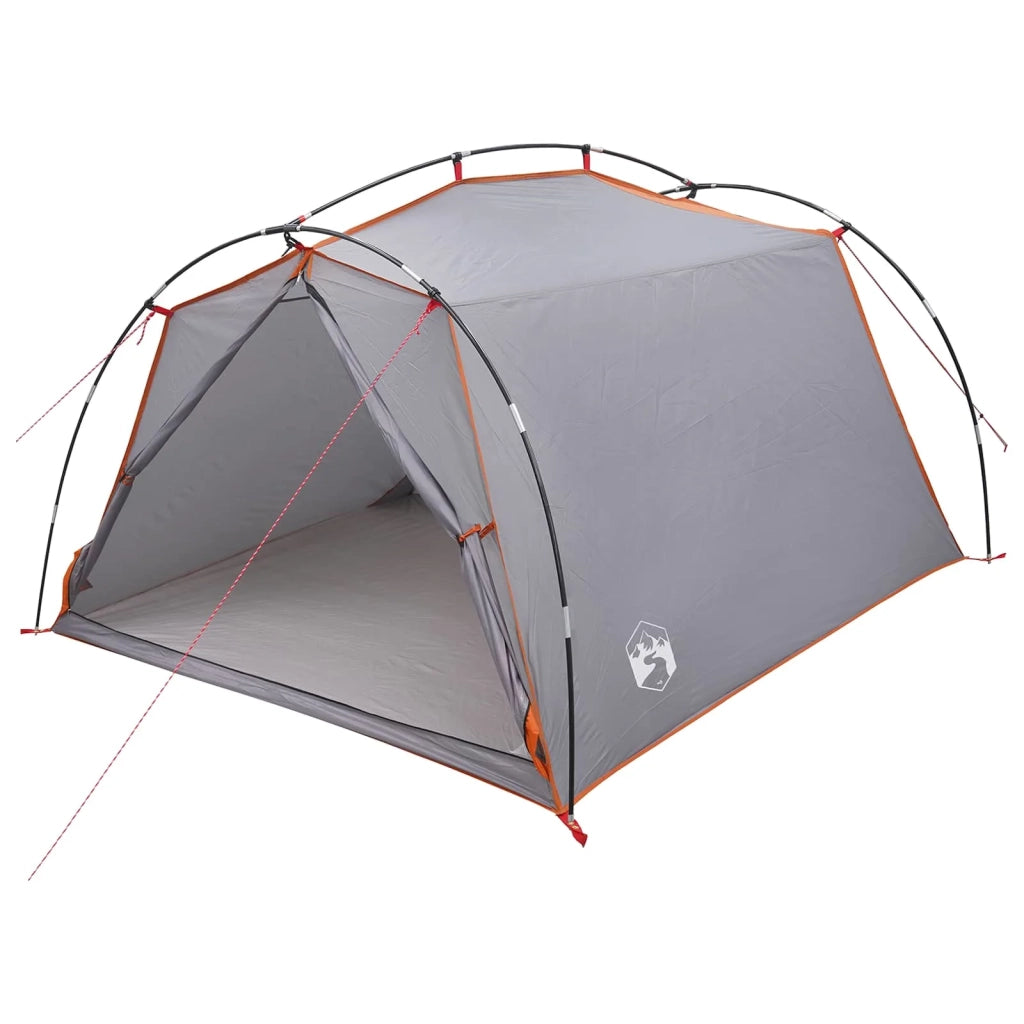 Tenda a tunnel Grigio e arancione 2 persone