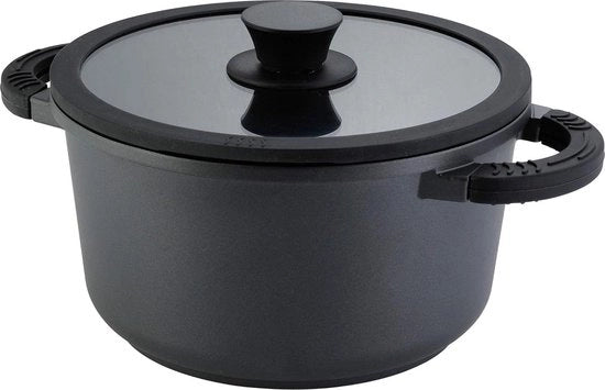 Pentola in ghisa di alluminio nera - Sostenibile e stile