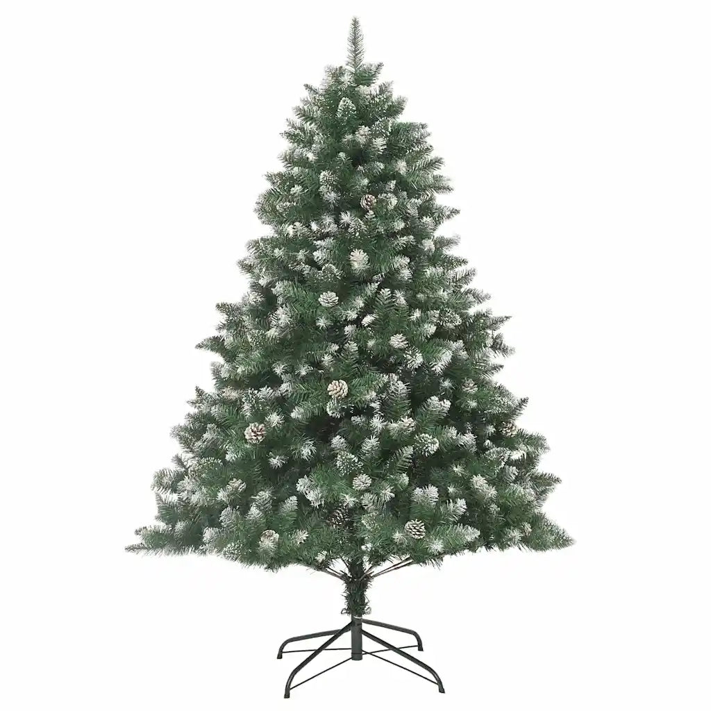 Albero di Natale artificiale con 300 LED Verde 210 cm 3395249