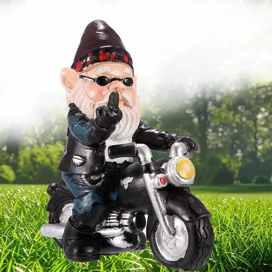 Decorazione di Giardino in Miniatura su Motocicletta per Esterno