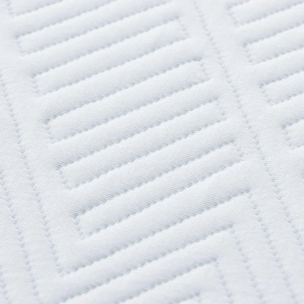 Materasso Bianco e Blu 100 x 200 cm Tessuto Jacquard 4106339