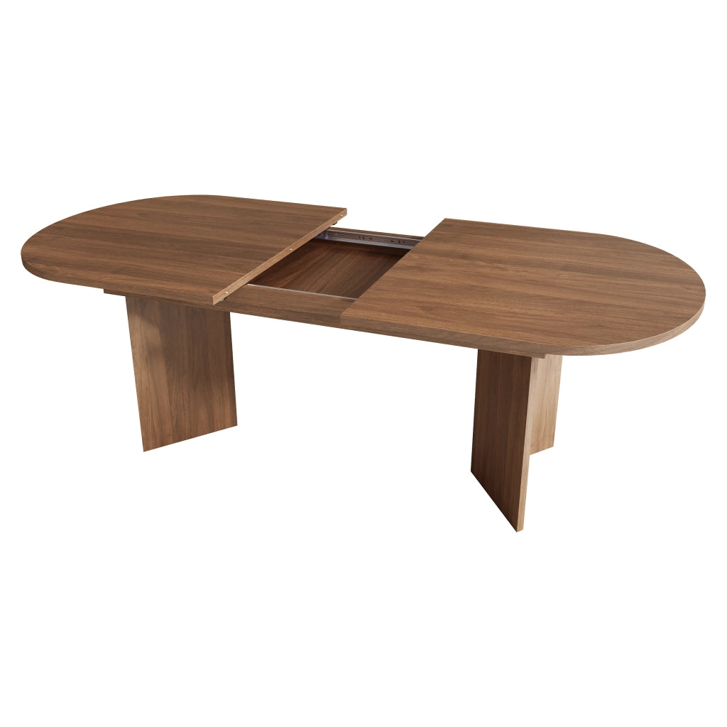 TAVOLO DA PRANZO ESTENSIBILE 180x90 cm Noce MDF