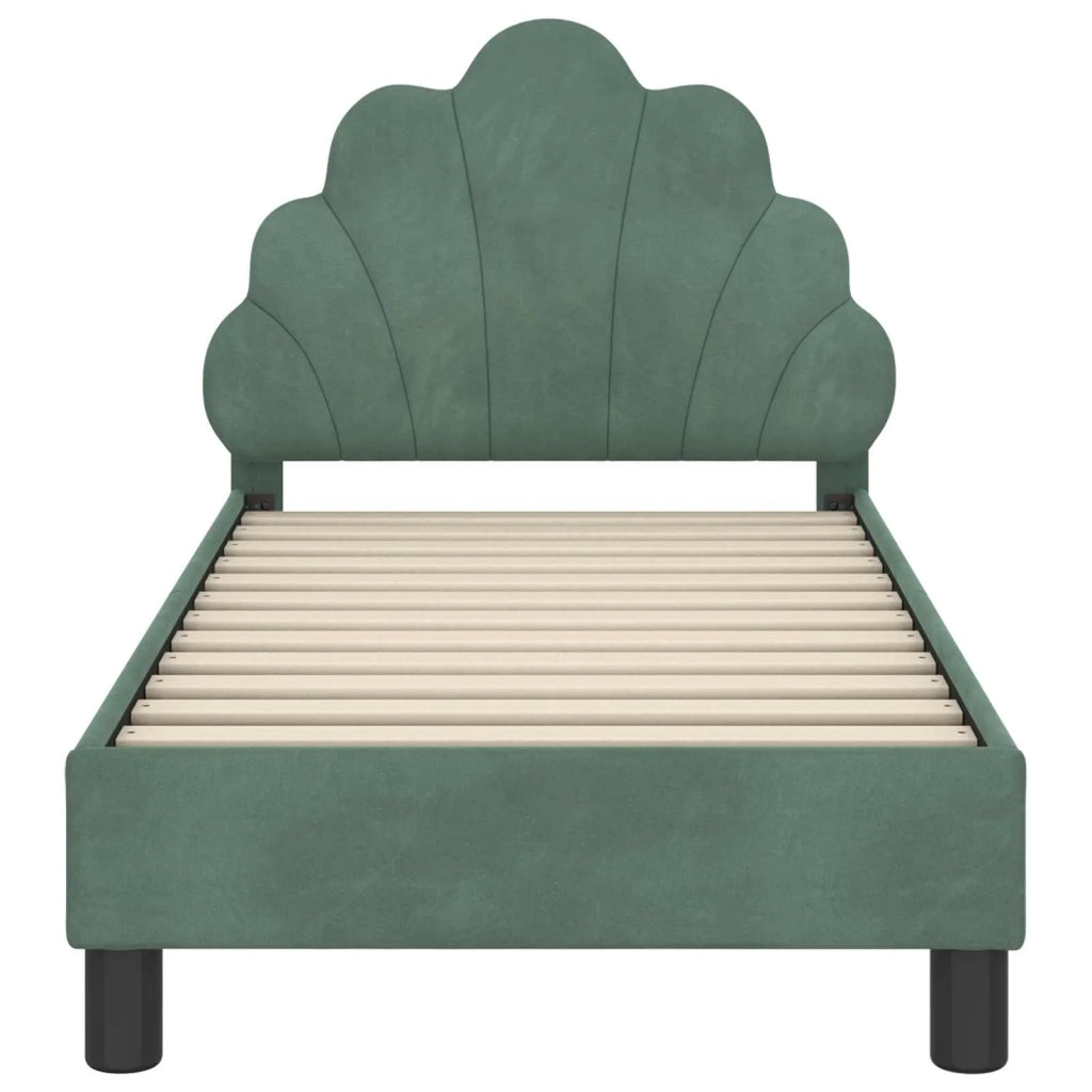 Struttura letto per bambini con testata-Giroletto per bambini Verde Mare 70 x 140 cm 496354