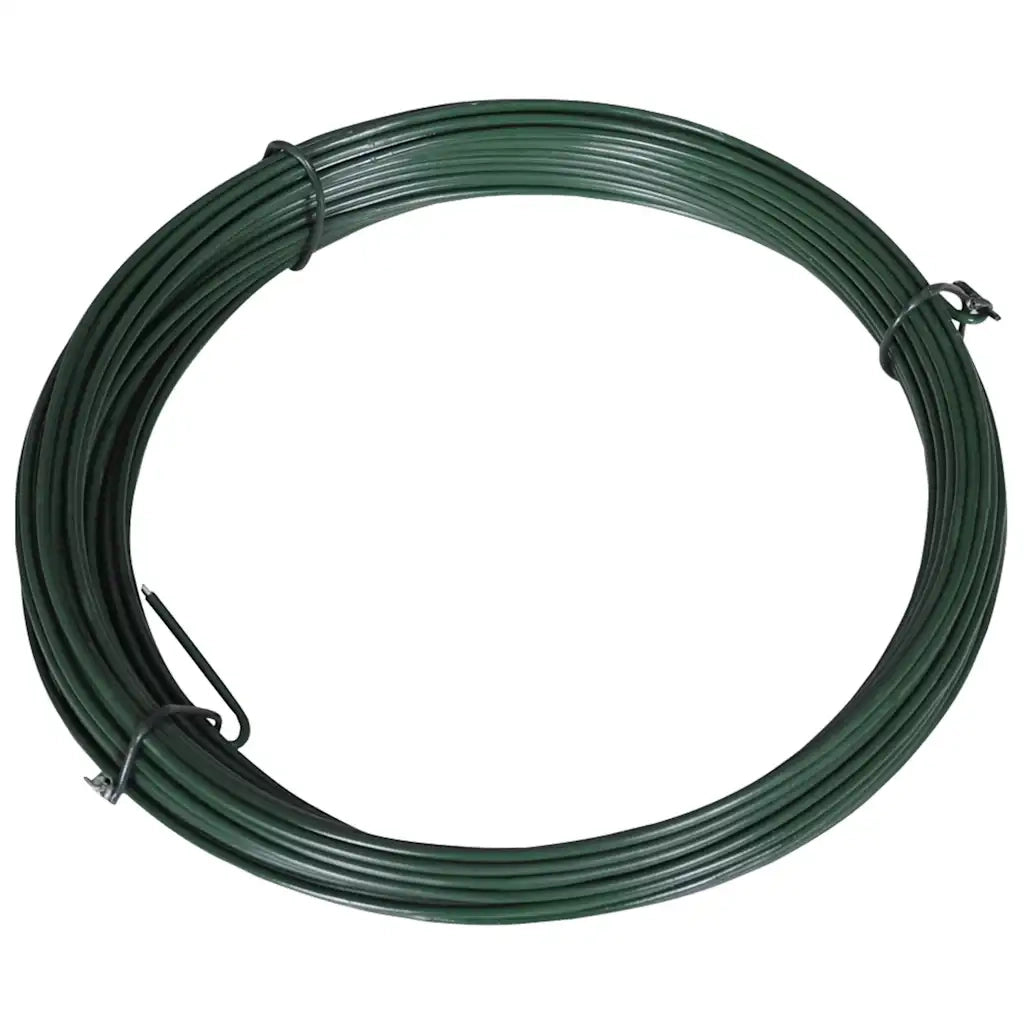 Filo di Legatura per Recinzione 25 m 1,4/2 mm Acciaio Verde 140368