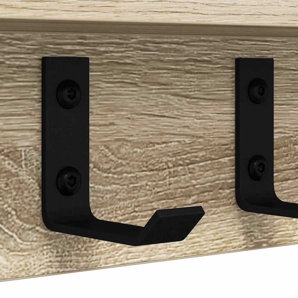 Appendiabiti a muro Rovere Sonoma 60 x 10,5 x 10,5 cm CFW8439722