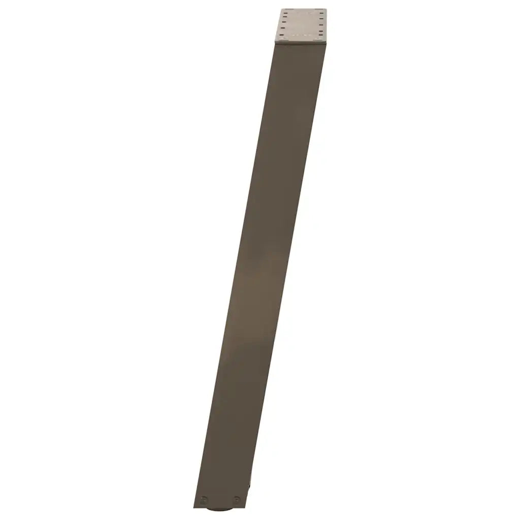 Gambe per tavolo da pranzo a forma di U 2 pz | Piede del tavolo in acciaio naturale 60x(72-73) cm