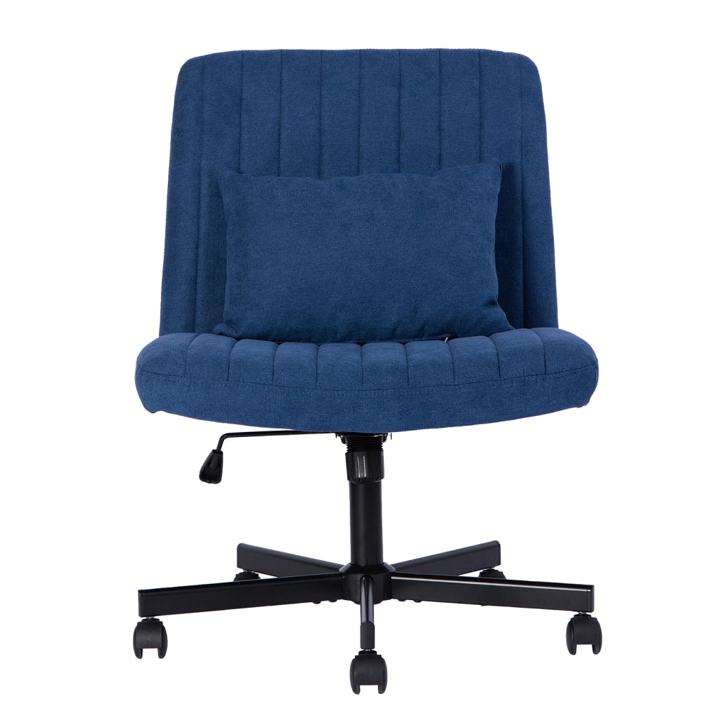 Sedia da Ufficio Girevole ¨C MINIMAL ¨C Tessuto Imbottita, Senza Braccioli, Altezza Regolabile