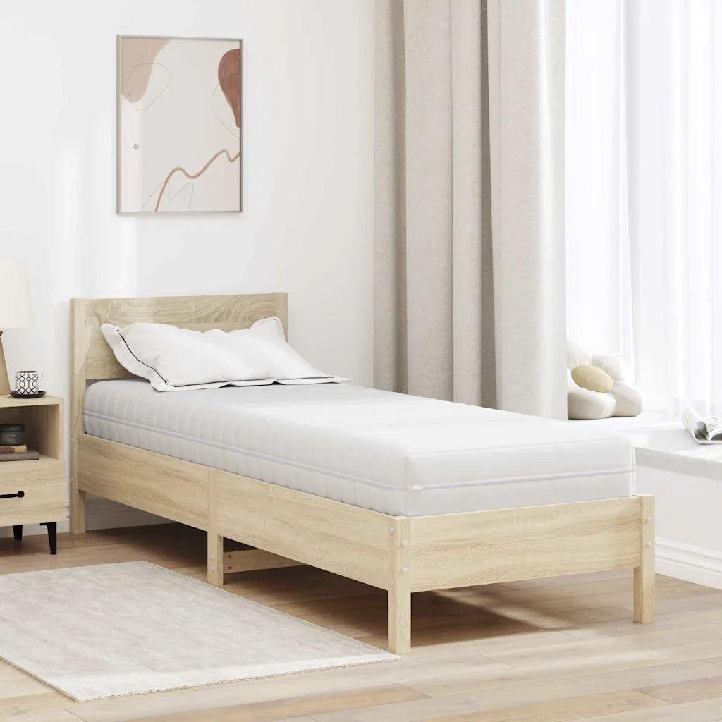 Materasso Bianco 80 x 200 cm Molle Insacchettate 4106427