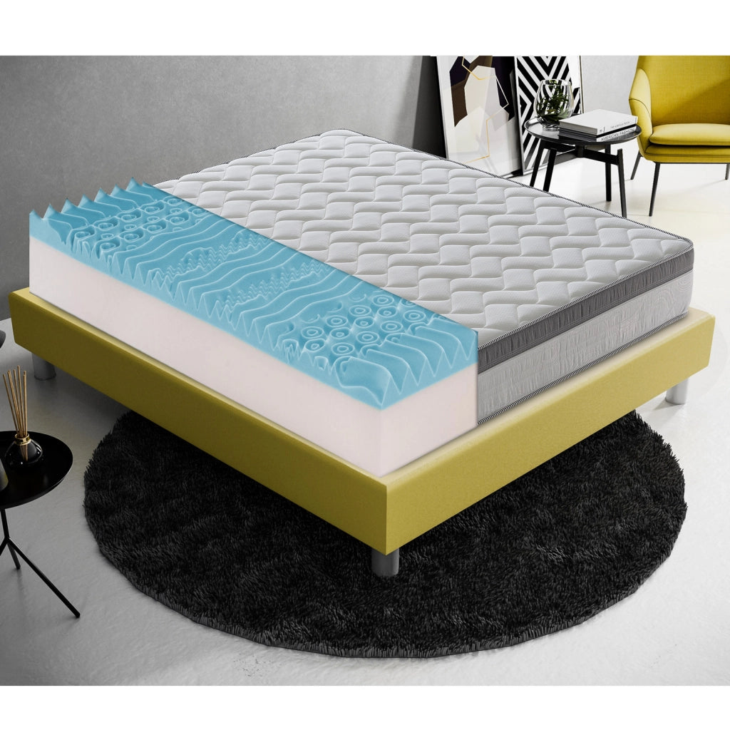 Materasso Piazza e Mezza 120x200 in memory Foam  Alto 26 cm  9 Zone differenziate