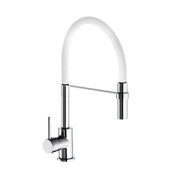 Rubinetto lavello serie winter a bocca alta, bianco
