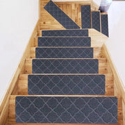 Panno antislippo per scale in legno - 4 pacchi - tappeto antislippo per scale - autofissante - 8x30 pollici riciclabile - panno antislippo per scale - tappeto con texture ruvida - tappeto di sicurezza - facile da installare - per scale in legno interne
