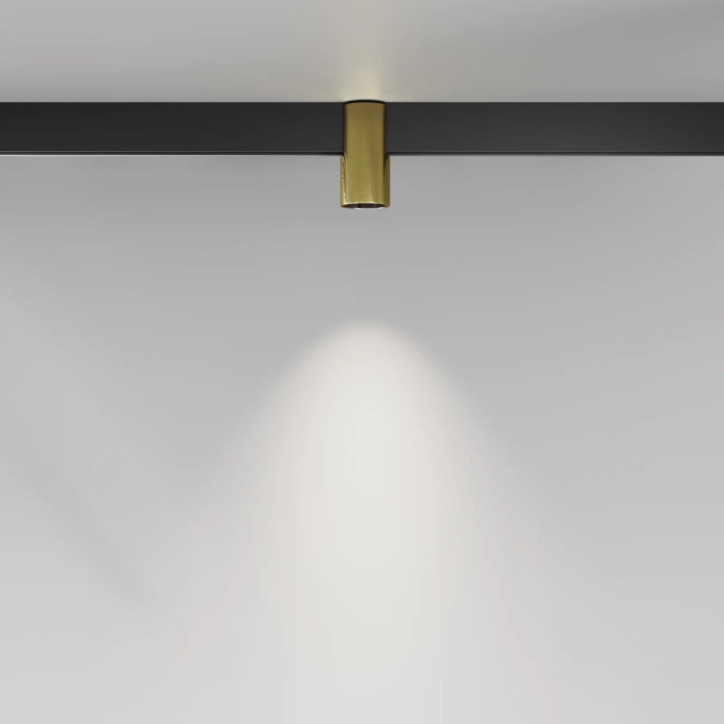 Maytoni Lampada da binario moderna Exility Alfa 1 luce LED integrato nero alluminio
