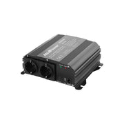 Alcapower Inverter ad Onda Sinusoidale Pura 300W, Ingresso 12V DC, Uscita 230V AC, 2 Prese Schuko, USB 5V 500mA per dispositivi elettronici sensibili