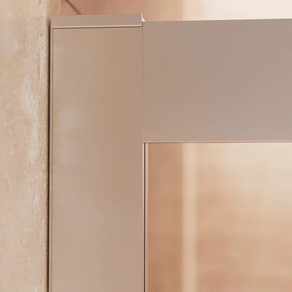 Box doccia cromato 130x80cm vetro 6mm trasparente apertura scorrevole h170cm | Sicily